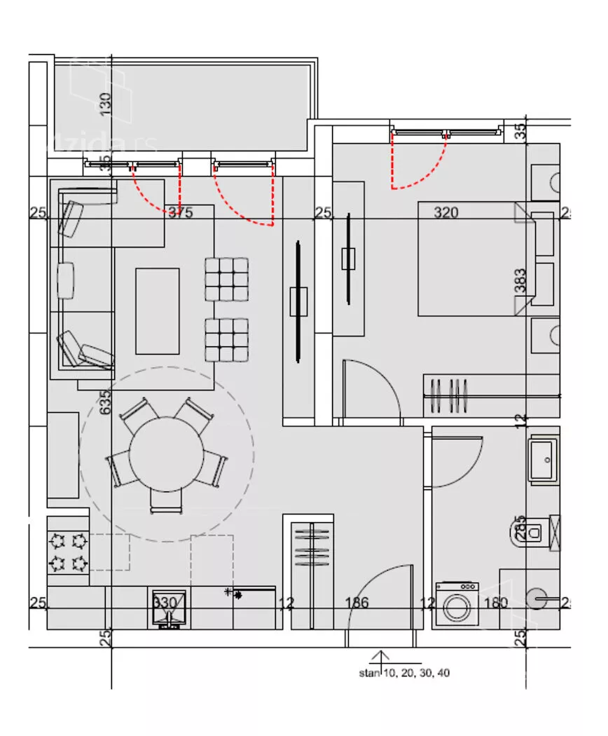 Jednosoban stan | 4zida