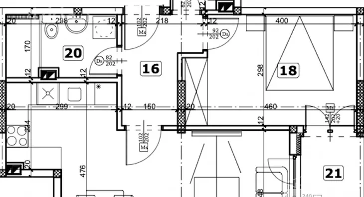 Dvosoban stan | 4zida