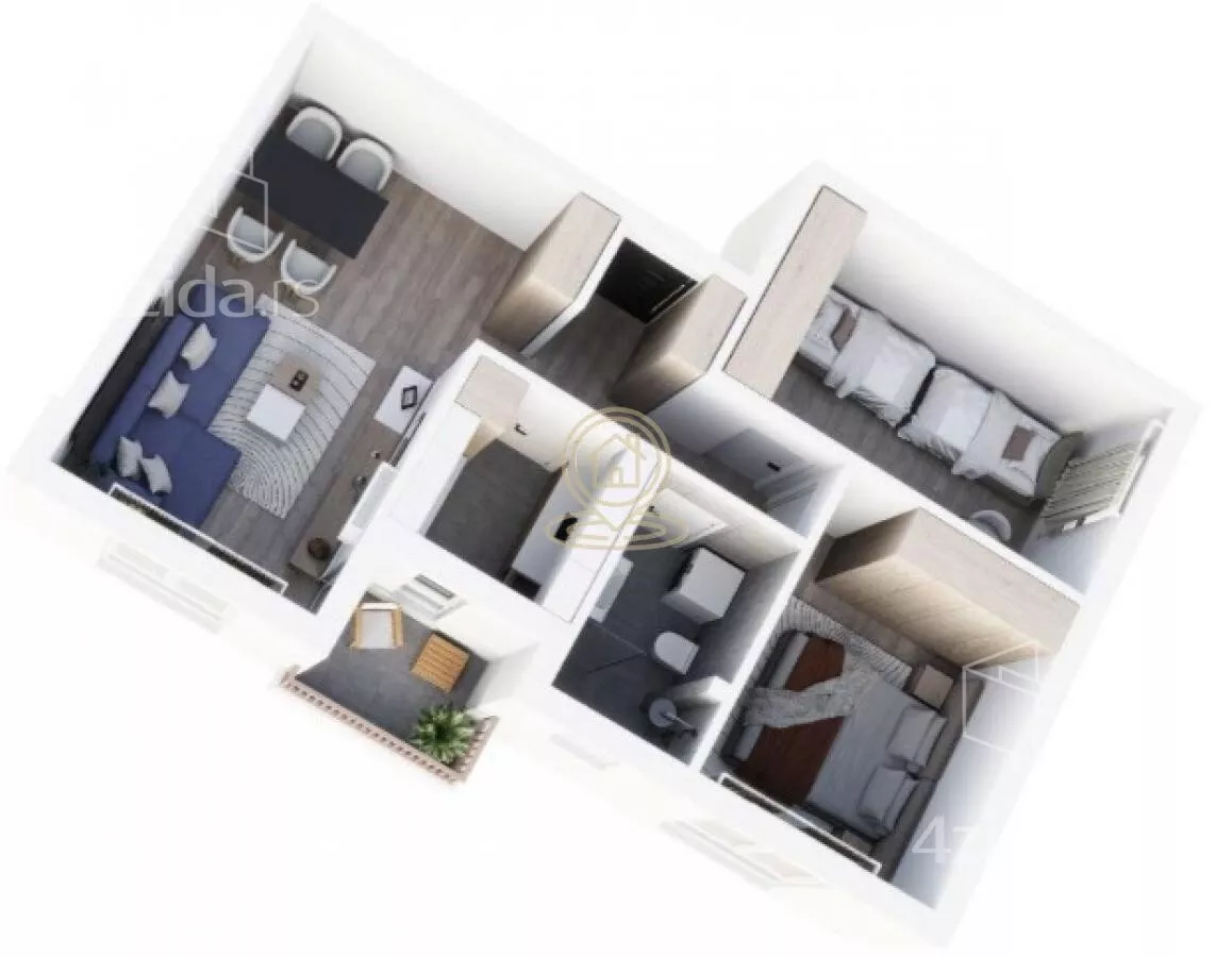 Trosoban stan | 4zida