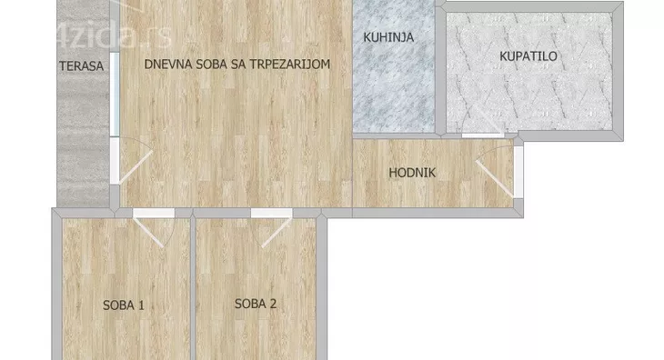 Trosoban stan | 4zida