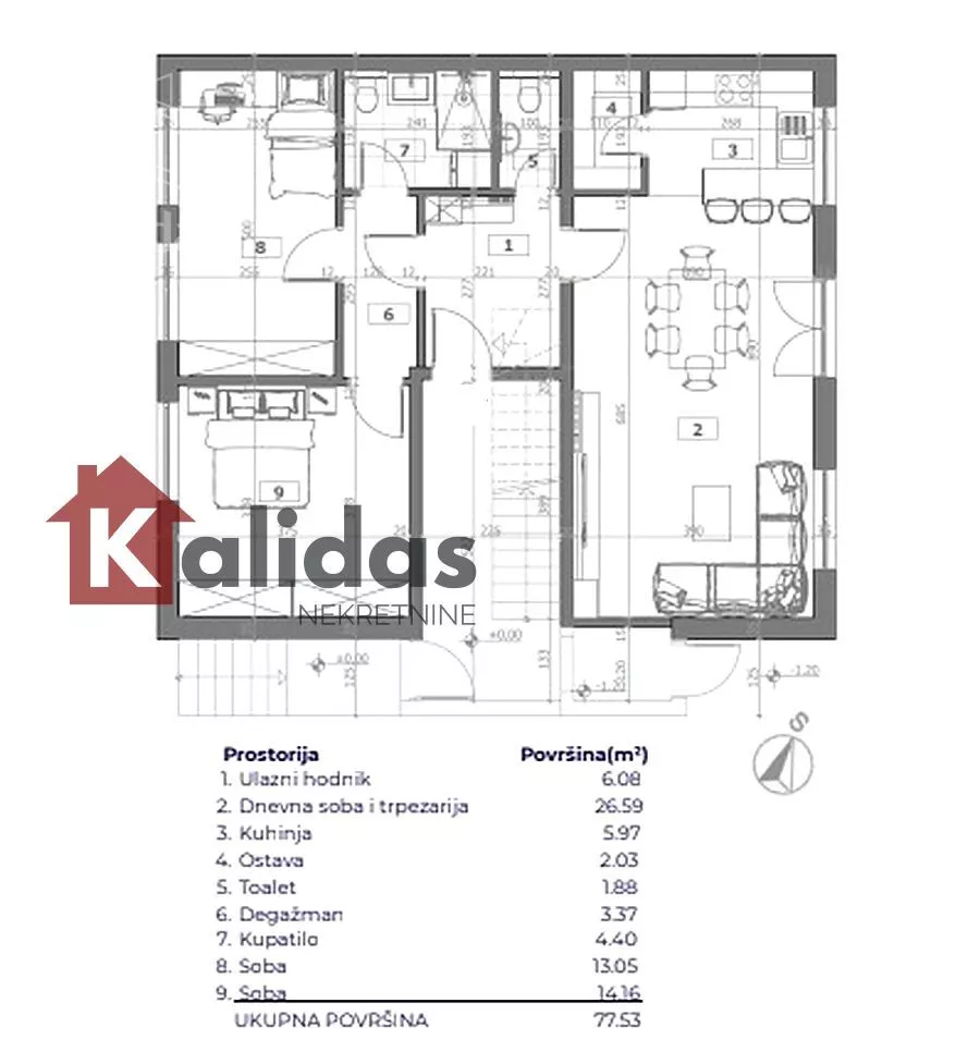 Trosoban stan | 4zida