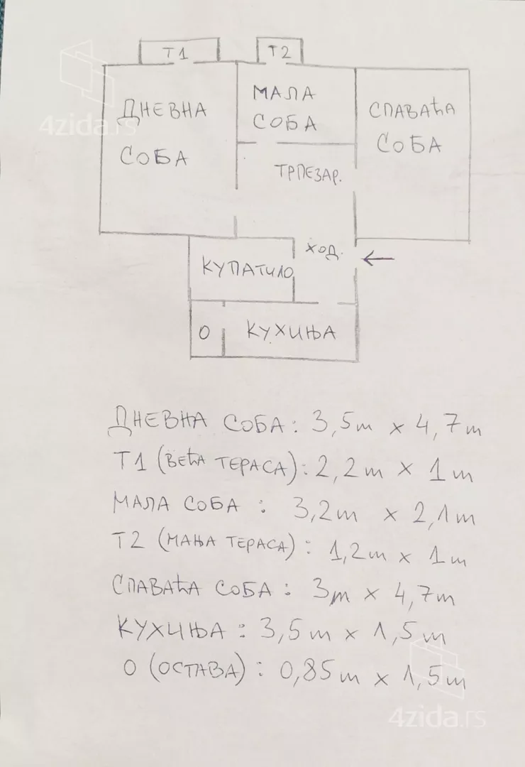 Trosoban stan | 4zida