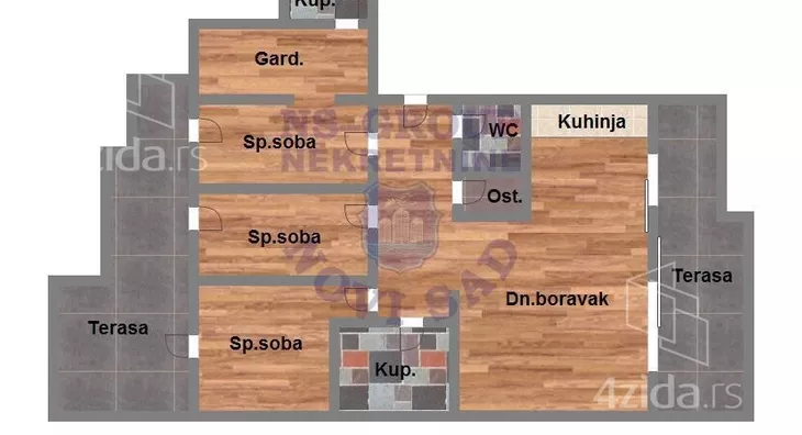 Troiposoban stan | 4zida