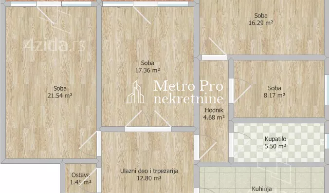 Troiposoban stan | 4zida