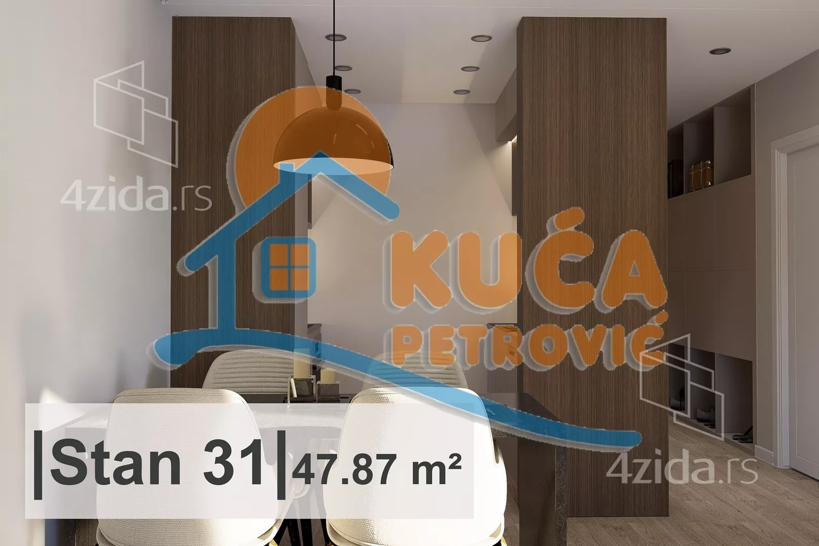Jednoiposoban stan | 4zida