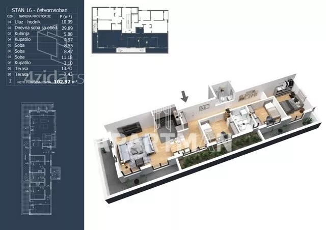 Četvorosoban stan | 4zida