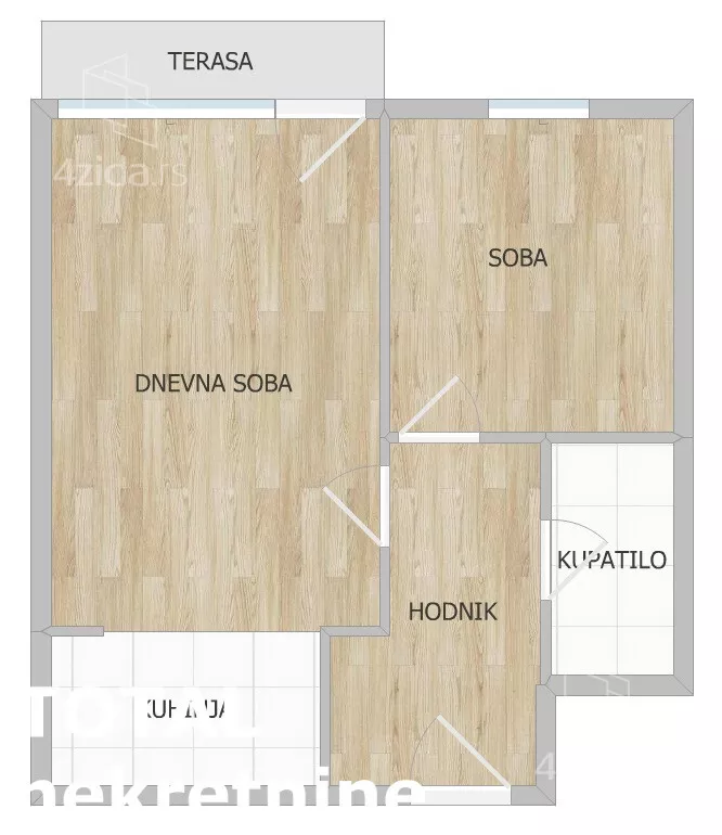 Jednoiposoban stan | 4zida