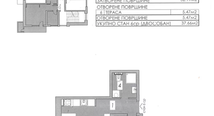 Dvosoban stan | 4zida