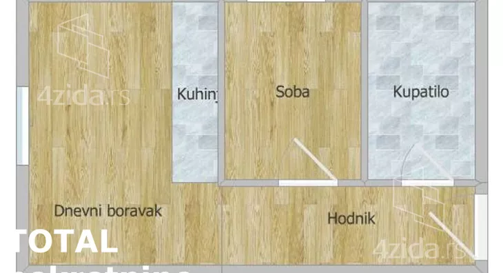 Jednoiposoban stan | 4zida