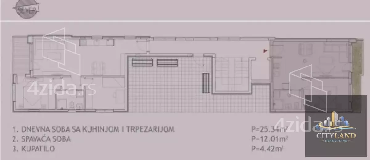 Jednoiposoban stan | 4zida