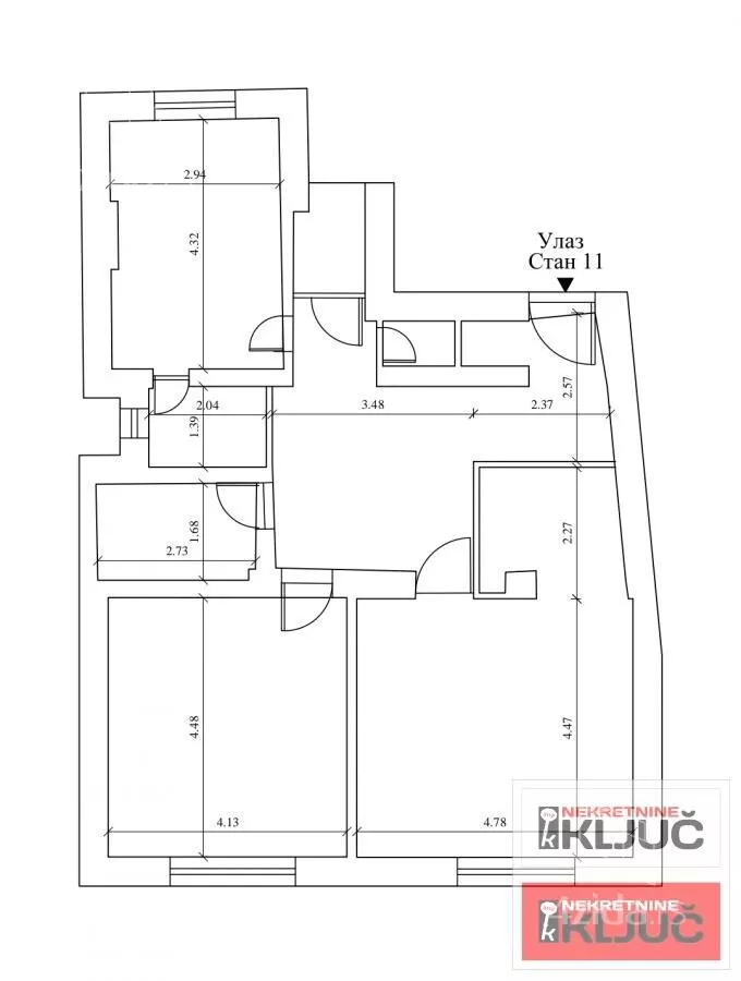 Trosoban stan | 4zida