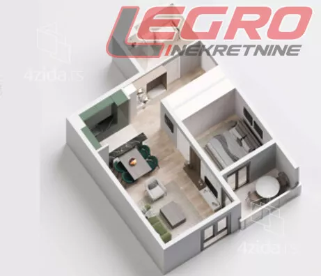 Dvosoban stan | 4zida