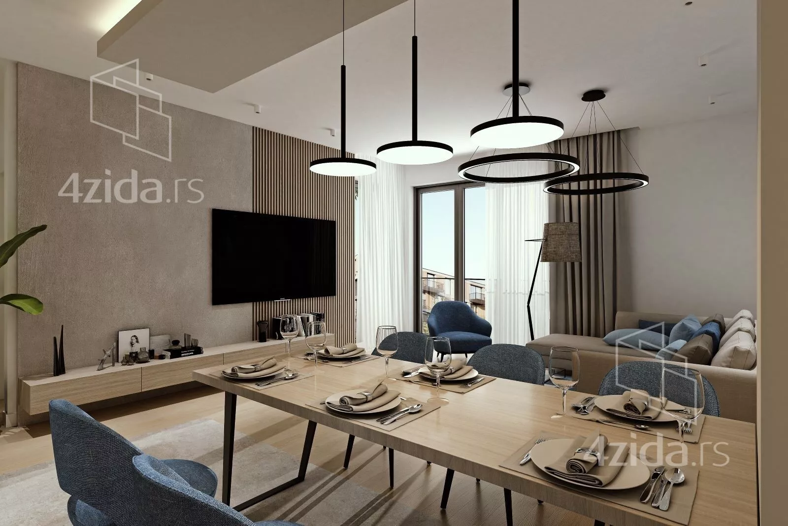 Dvosoban stan | 4zida