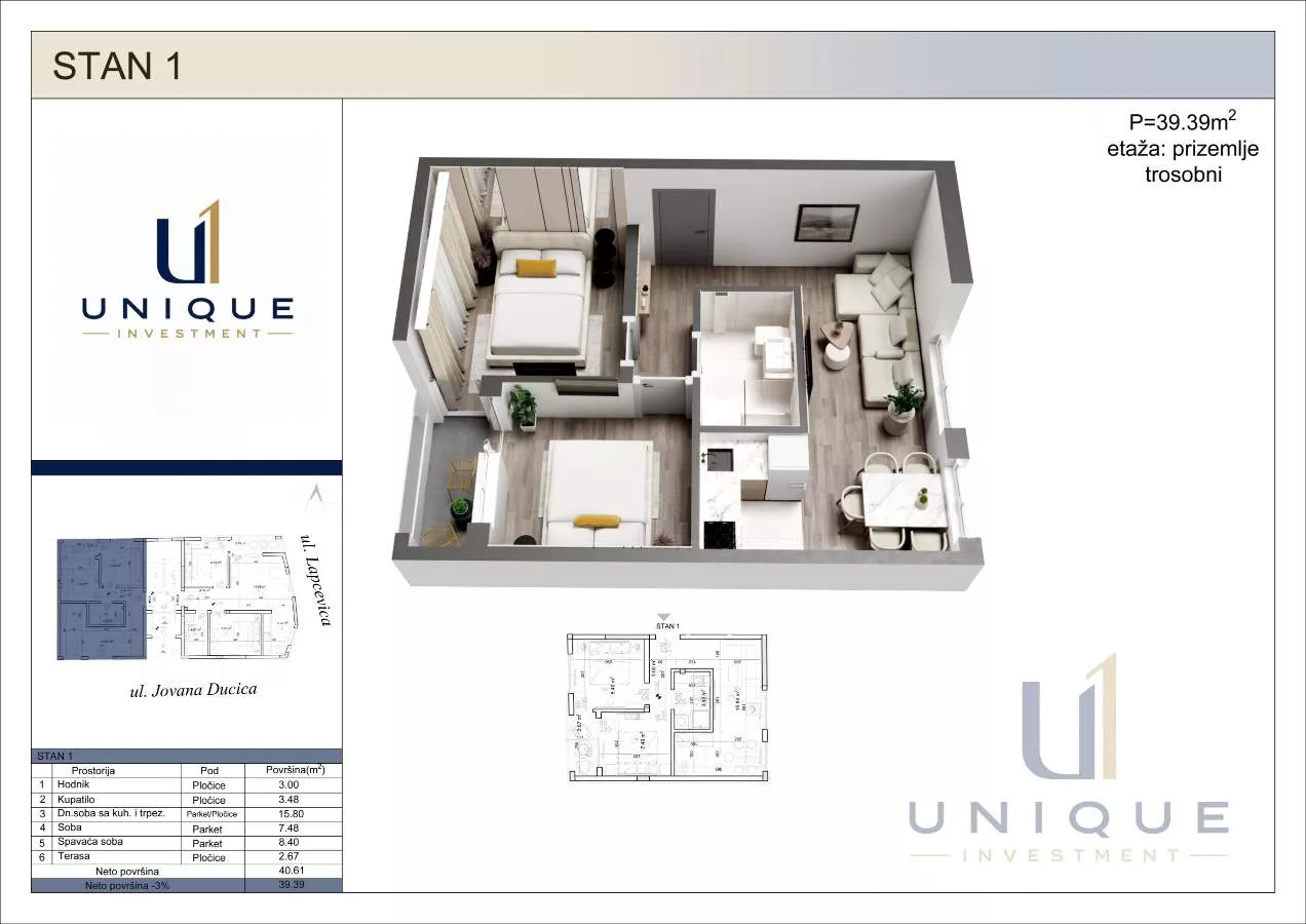 Dvoiposoban stan | 4zida