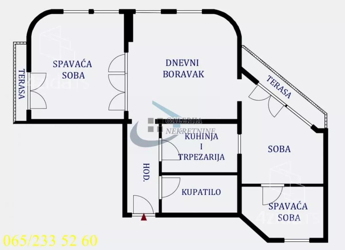 Troiposoban stan | 4zida