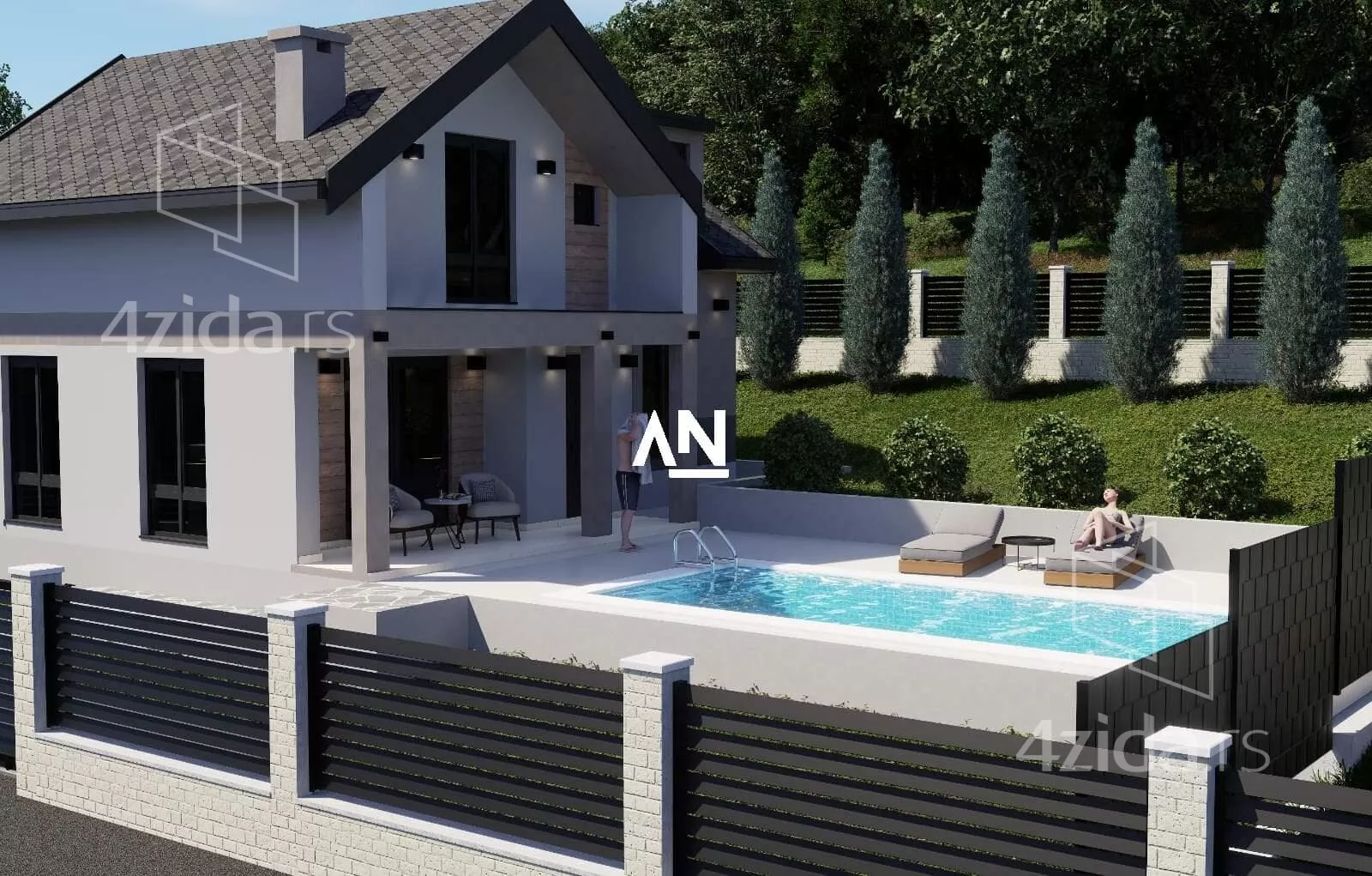 2-etažna kuća | 4zida