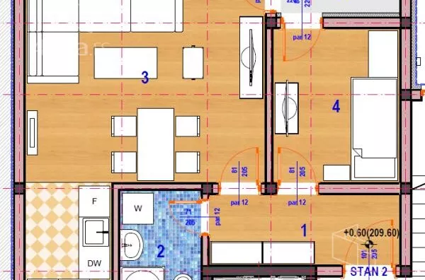 Jednoiposoban stan | 4zida