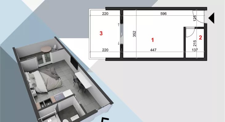 Jednosoban stan | 4zida