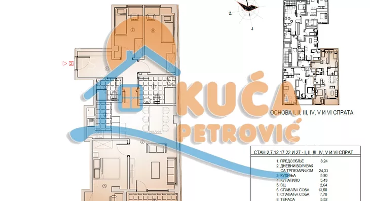 Troiposoban stan | 4zida