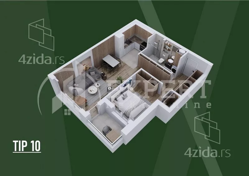 Dvosoban stan | 4zida