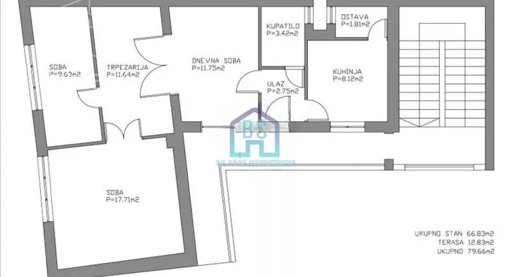Trosoban stan | 4zida