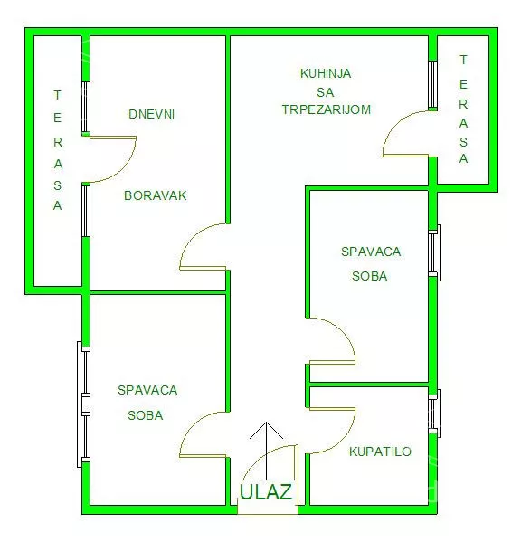 Trosoban stan | 4zida