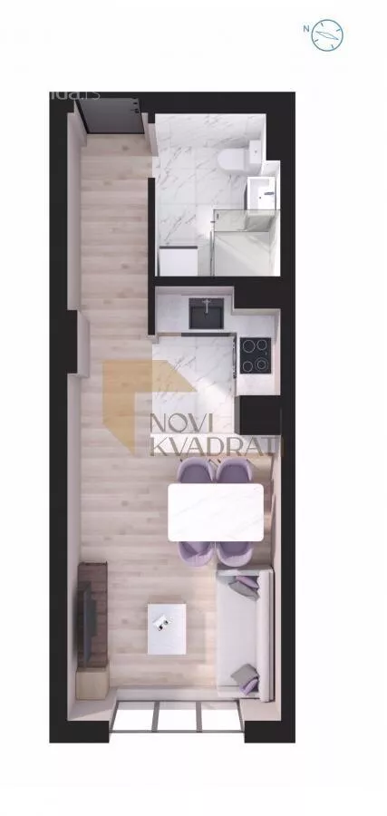 Jednosoban stan | 4zida