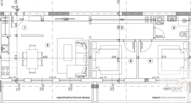 Trosoban stan | 4zida