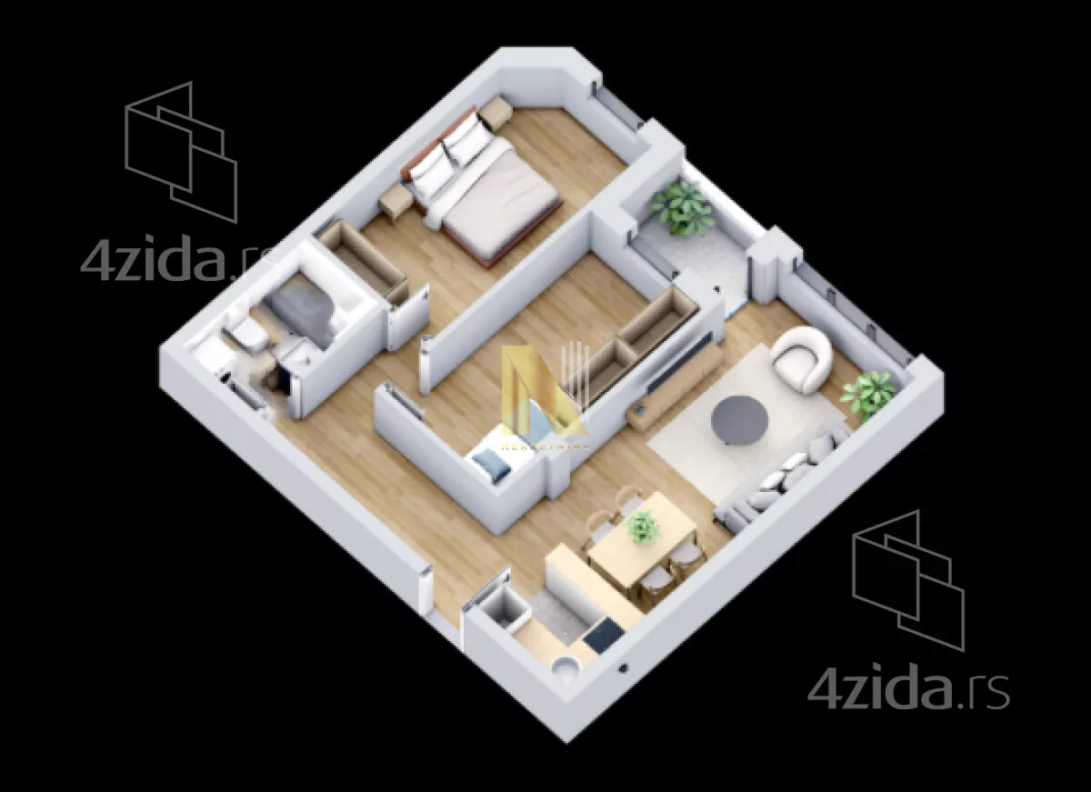 Trosoban stan | 4zida