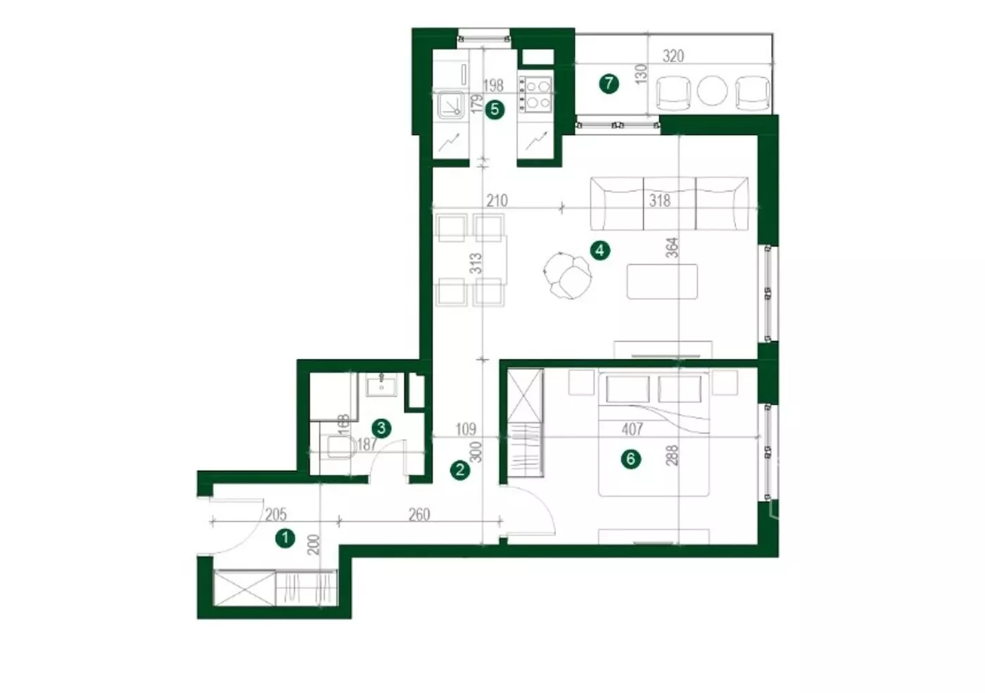 Dvosoban stan | 4zida