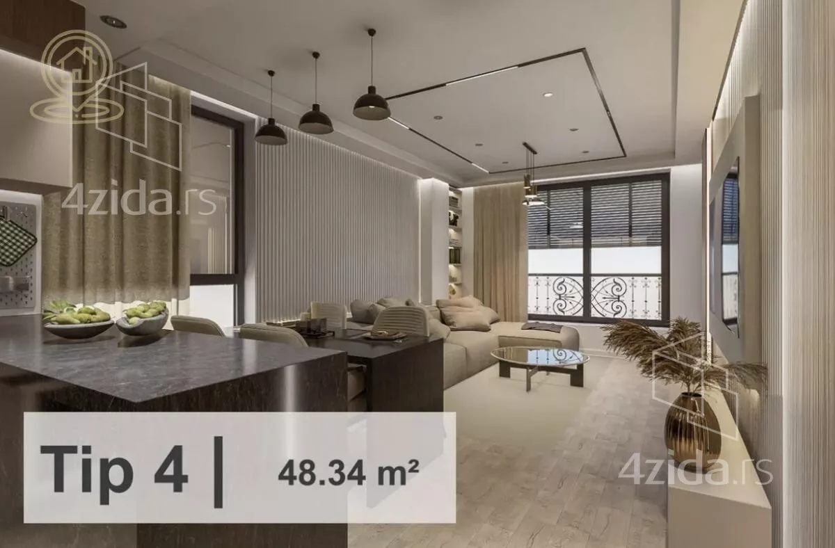 Jednoiposoban stan | 4zida