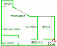 Jednoiposoban stan | 4zida