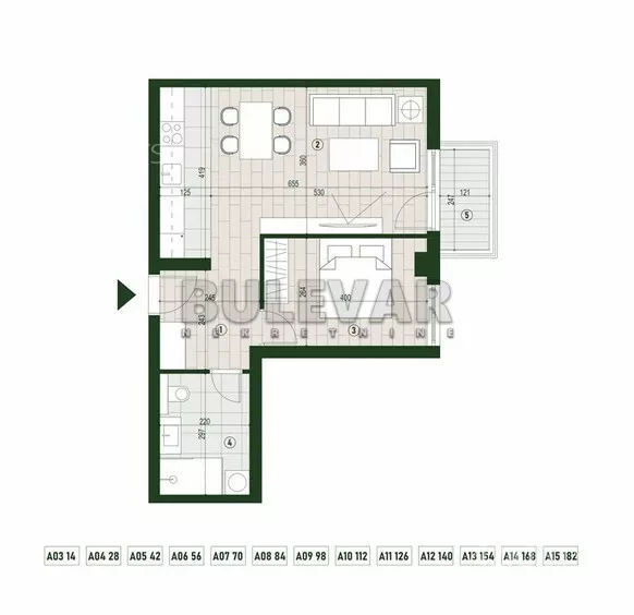 Dvosoban stan | 4zida