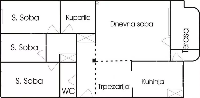 Troiposoban stan | 4zida
