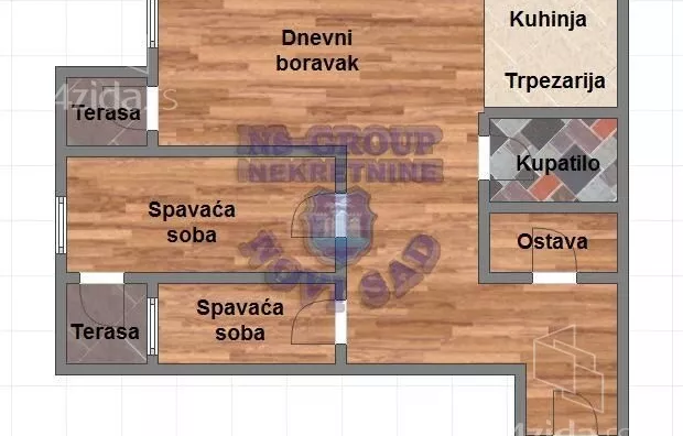 Trosoban stan | 4zida