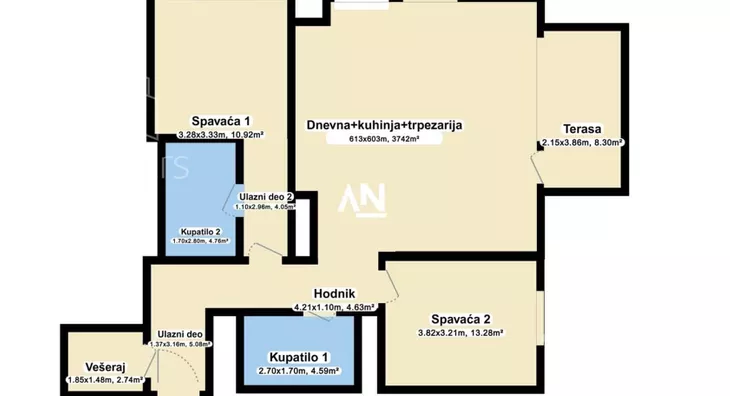 Trosoban stan | 4zida