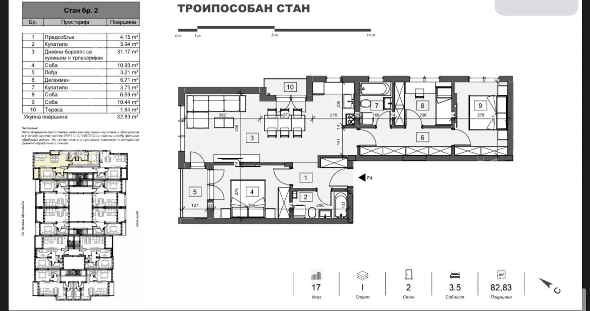 Troiposoban stan | 4zida