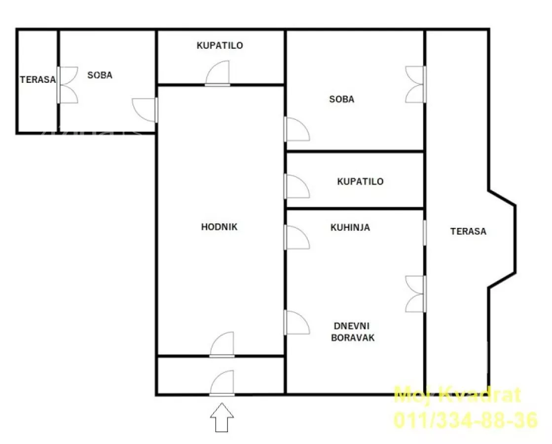 Trosoban stan | 4zida