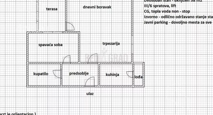 Dvosoban stan | 4zida