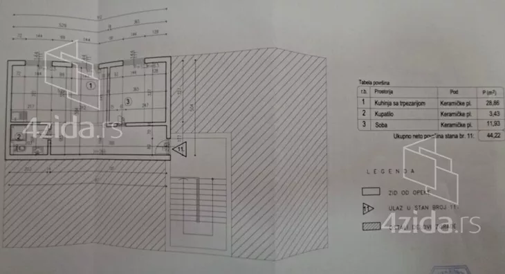Jednoiposoban stan | 4zida