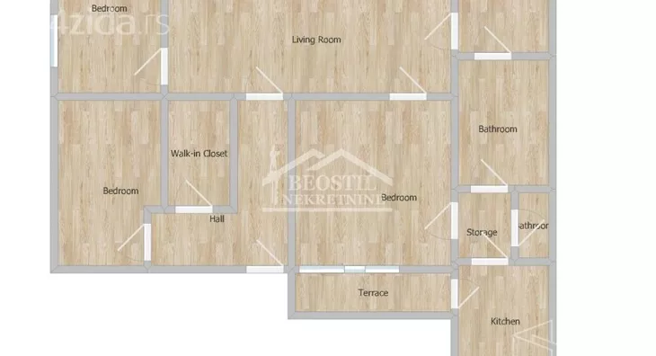 Petosoban stan | 4zida