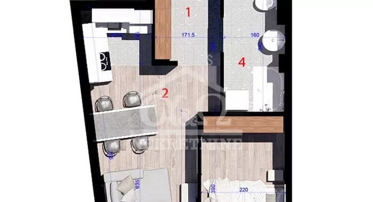 Jednoiposoban stan | 4zida