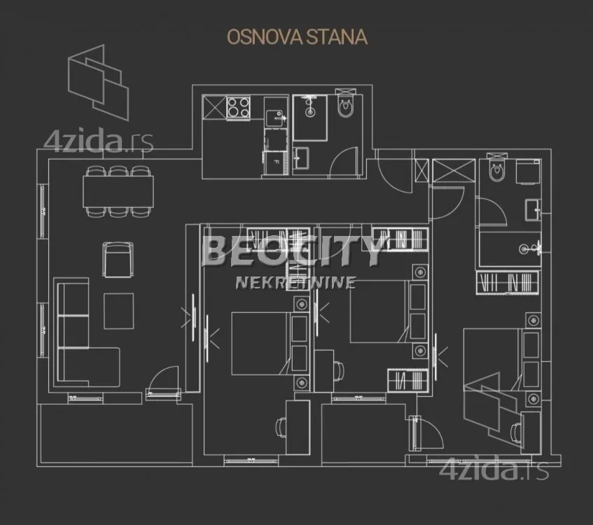 Četvorosoban stan | 4zida