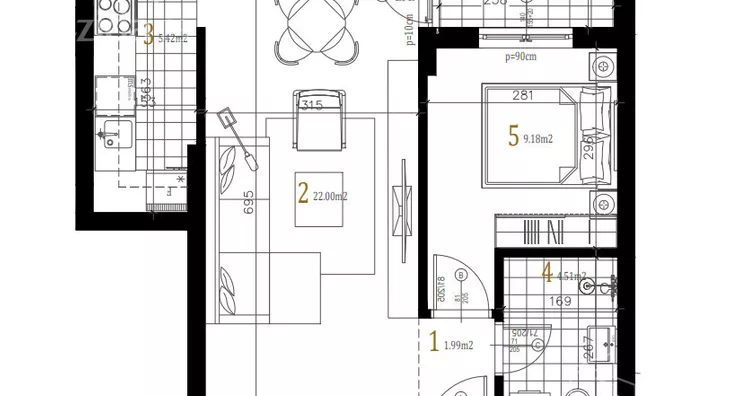 Dvosoban stan | 4zida