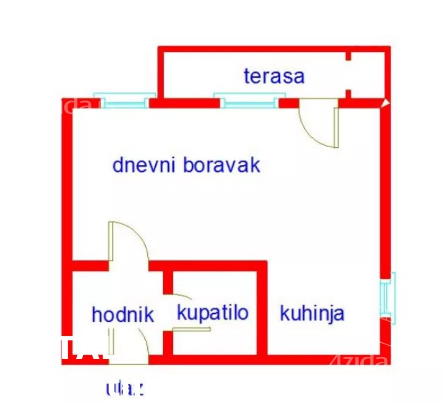 Jednosoban stan | 4zida