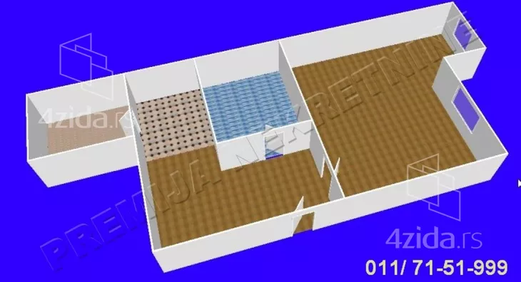 Jednosoban stan | 4zida