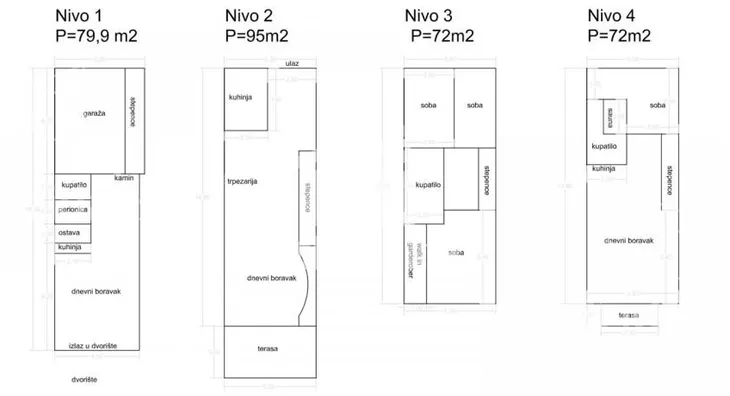 4-etažna kuća | 4zida