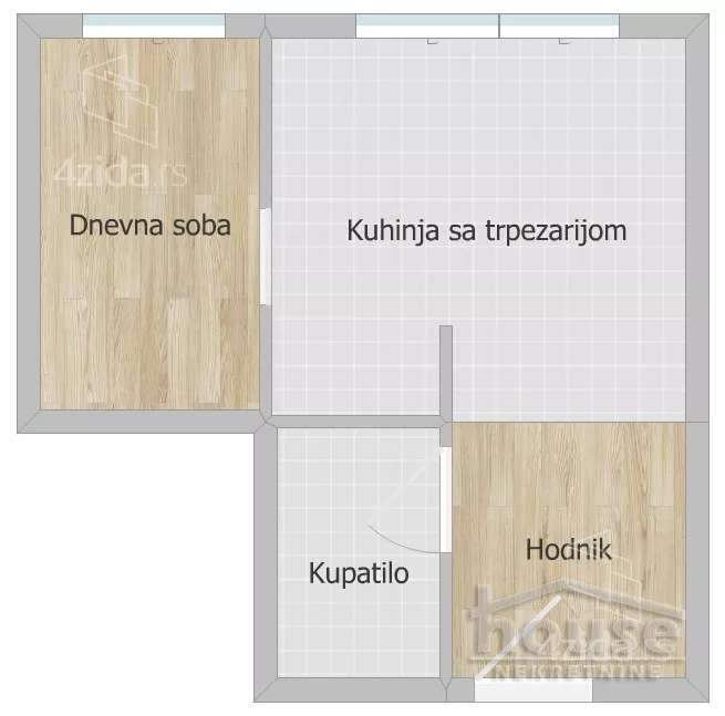 Jednoiposoban stan | 4zida