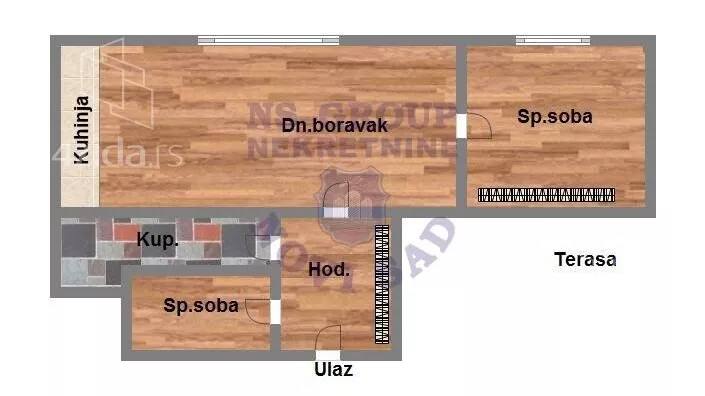 Dvoiposoban stan | 4zida