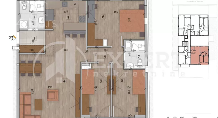 Troiposoban stan | 4zida